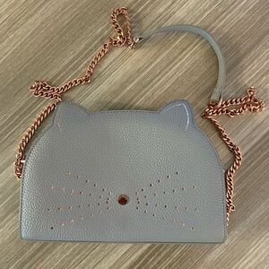 Ted Baker Kirstie Cat Leather Crossbody Purse